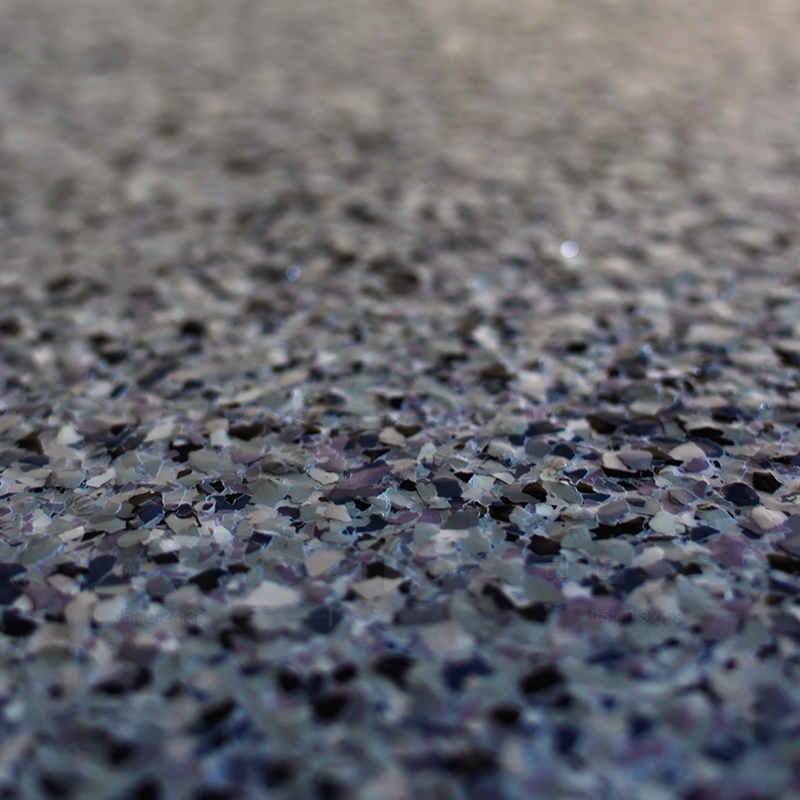 epoxy coating close up